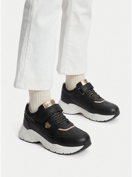 GUESS Сникърси CEO-CI12-TONIC-01 Черен