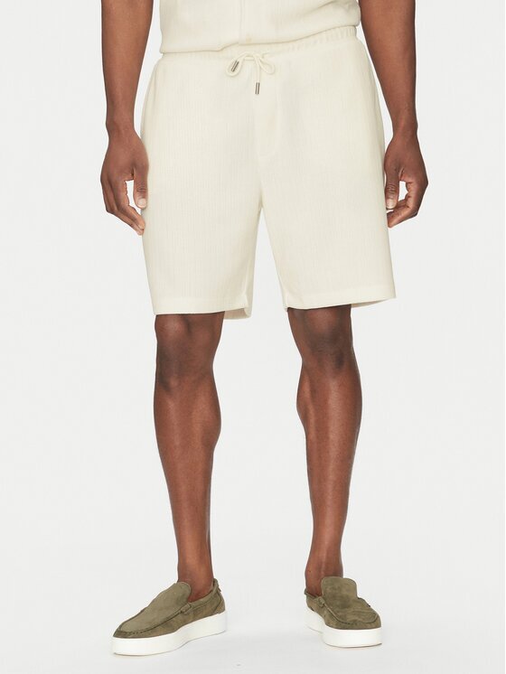 GUESS Спортни шорти M5GD41 KCRY0 Екрю Regular Fit