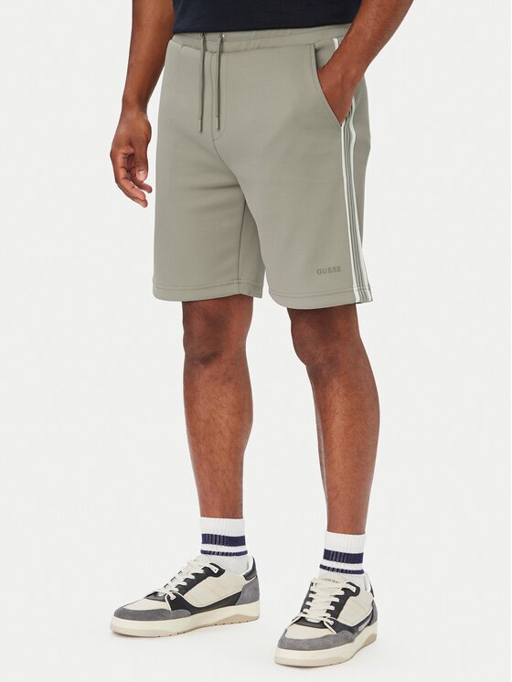 GUESS Спортни шорти Z6YD05 K5008 Зелен Regular Fit