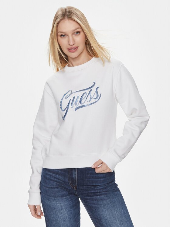 GUESS Суитшърт Cn Stones Logo W4RQ14 KB681 Relaxed Fit