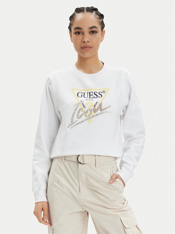 GUESS Суитшърт Icon W4GQ09 KB681 Relaxed Fit