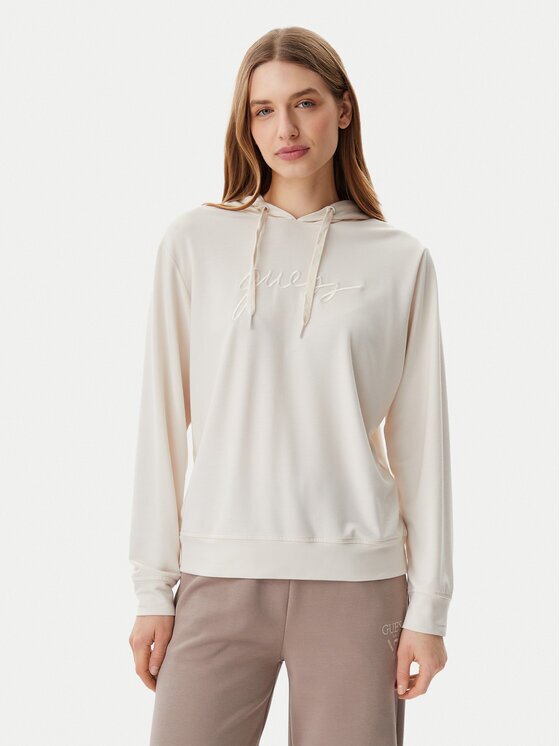 GUESS Суитшърт O5GQ00 KCQP2 Екрю Regular Fit