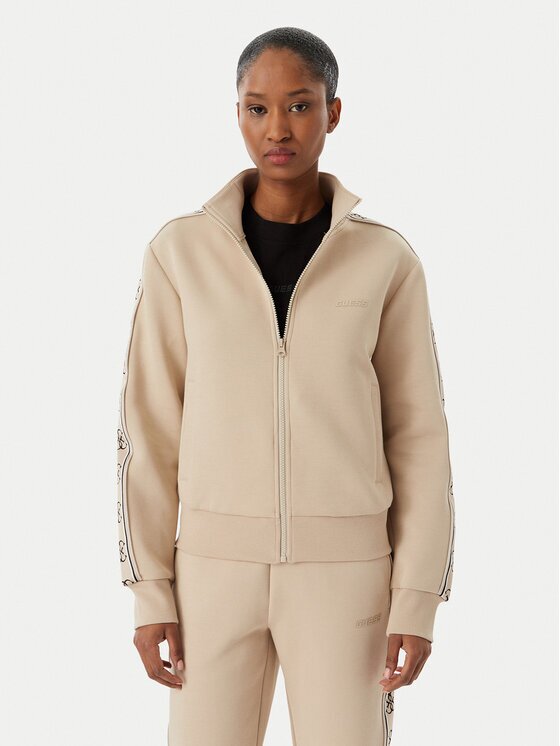 GUESS Суитшърт V2YQ16 KB3P2 Екрю Regular Fit