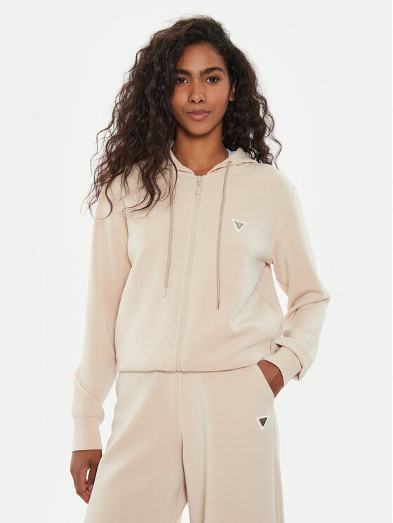 GUESS Суитшърт V4YQ06 KCAY2 Бежов Regular Fit