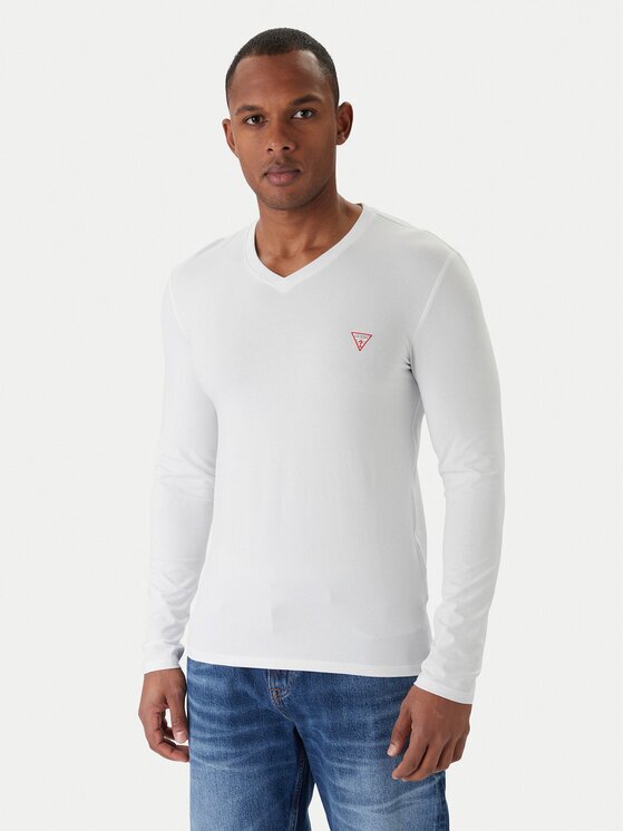 GUESS Тениска с дълъг ръкав M2YI08 J1314 Slim Fit