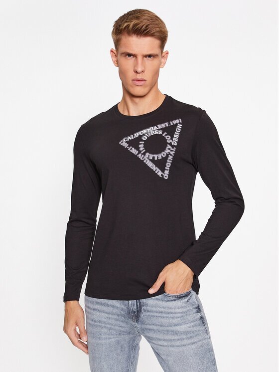 GUESS Тениска с дълъг ръкав M3BI14 I3Z14 Regular Fit