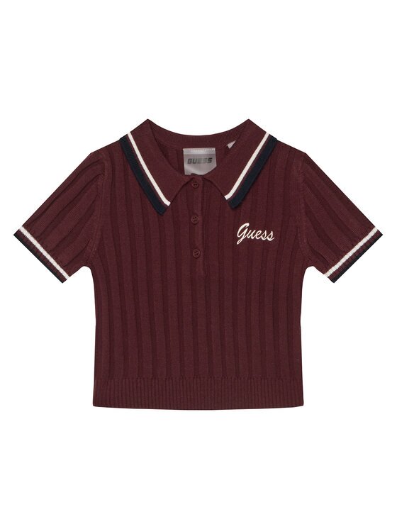 GUESS Тениска с яка и копчета J5BP01 Z1152 Regular Fit