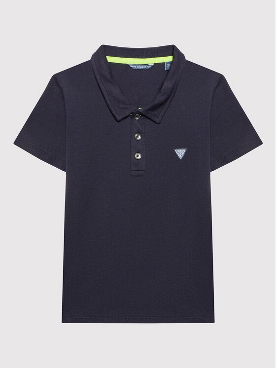GUESS Тениска с яка и копчета L2GP02 KAPY0 Regular Fit