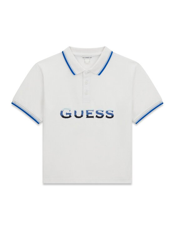 GUESS Тениска с яка и копчета L6GP00 KADZ4 Relaxed Fit