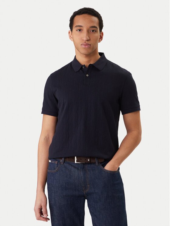 GUESS Тениска с яка и копчета M6RP05 KD181 Екрю Regular Fit