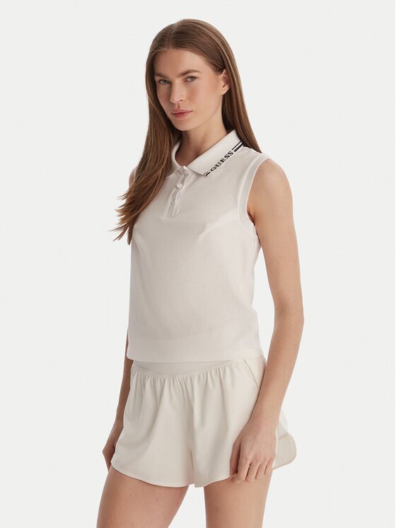 GUESS Тениска с яка и копчета V6GP03 K2958 Regular Fit