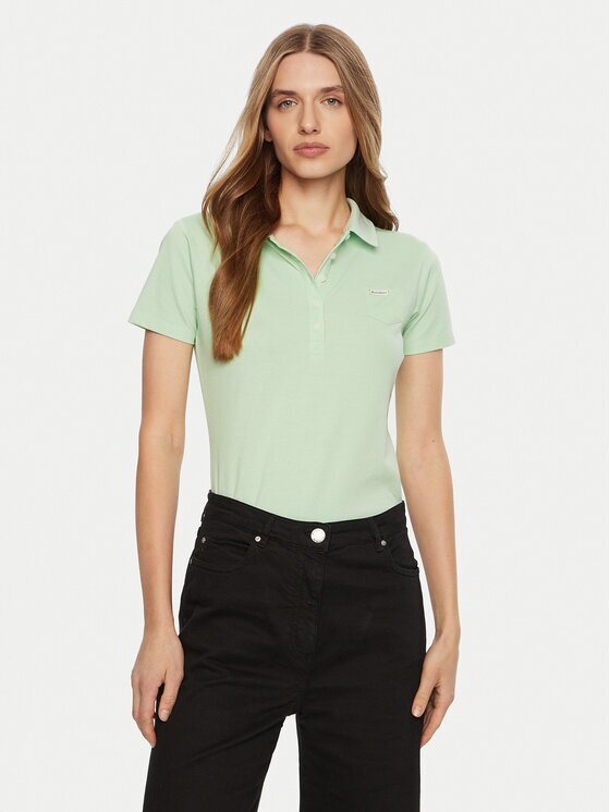 GUESS Тениска с яка и копчета W5RP47 KARS2 Regular Fit