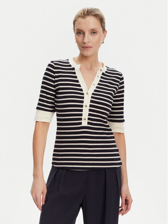 GUESS Тениска с яка и копчета W5YP20 KCZ82 Regular Fit