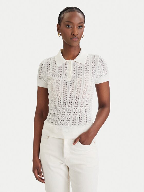 GUESS Тениска с яка и копчета W6GR25 Z0672 Regular Fit