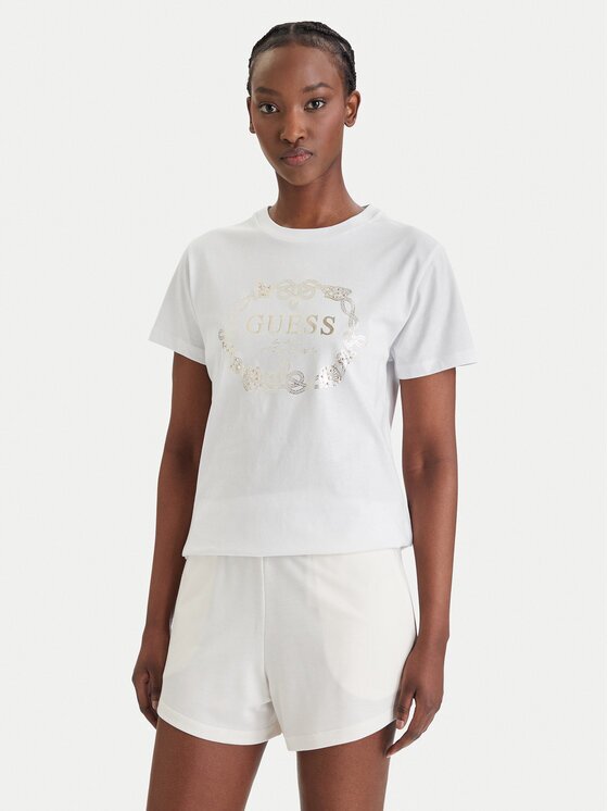 GUESS Тениска с дълъг ръкав E6GI00 I3Z14 Regular Fit