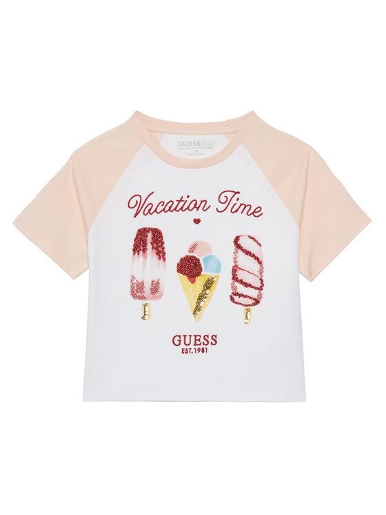 GUESS Тишърт J5GI06 K8HM4 Boxy Fit
