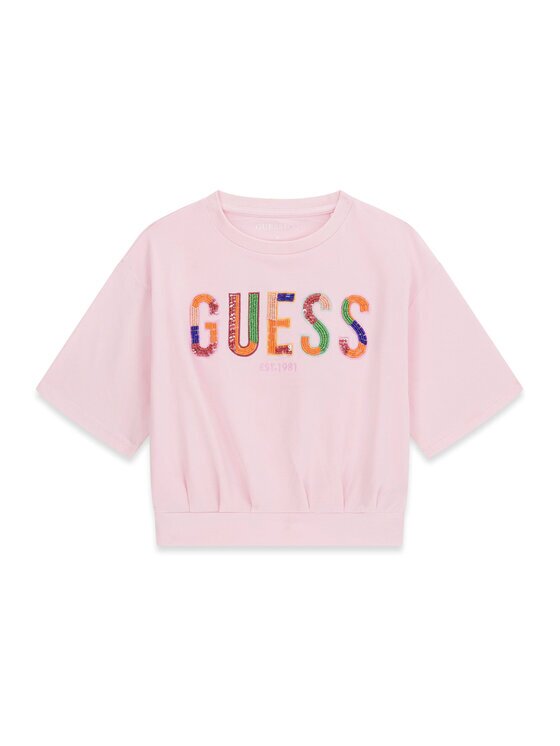 GUESS Тишърт J6GI16 K6YW4 Boxy Fit