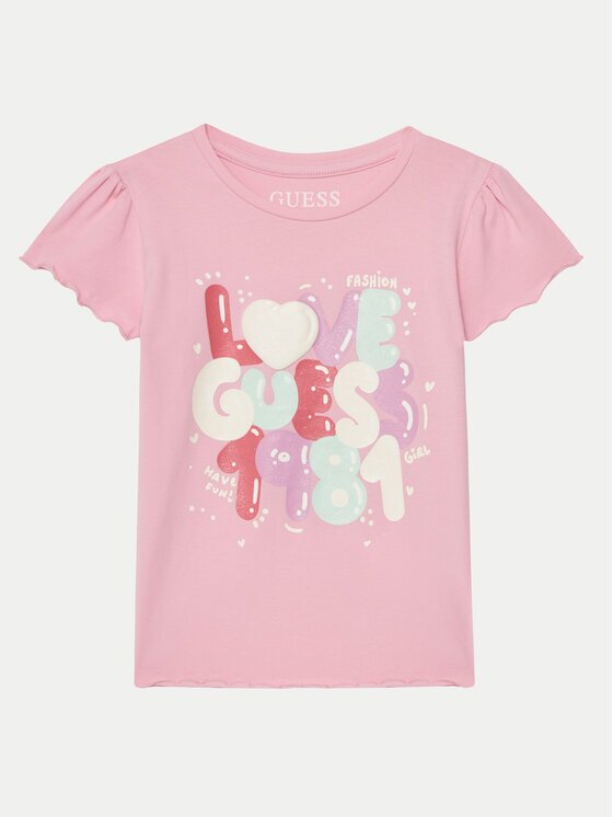 GUESS Тишърт K5GI15K6YW4 Regular Fit