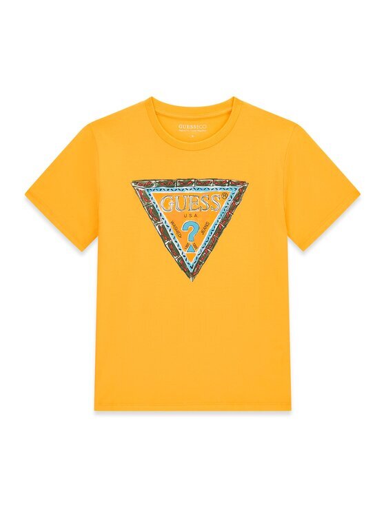 GUESS Тишърт L6GI00 K8HM4 Светлосиньо Regular Fit