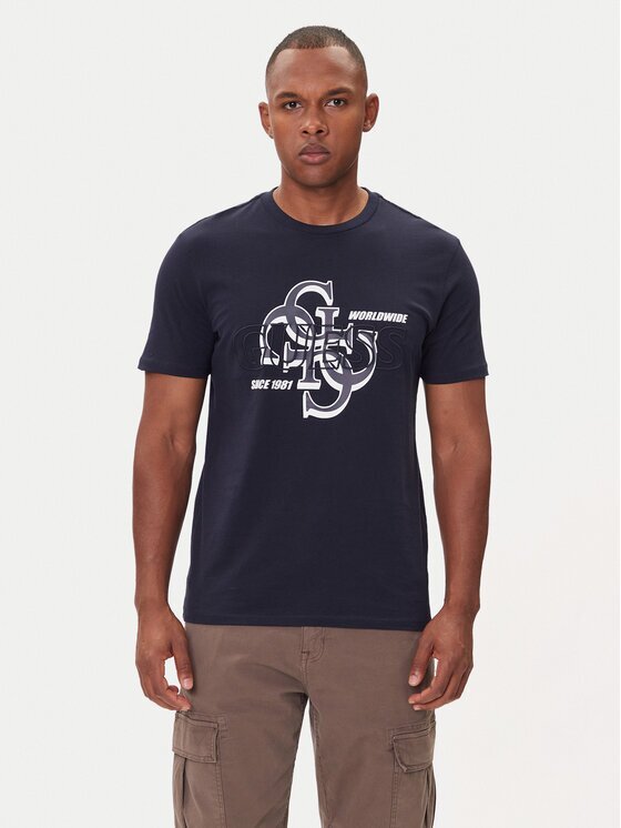 GUESS Тишърт M5BI72 I3Z14 Slim Fit