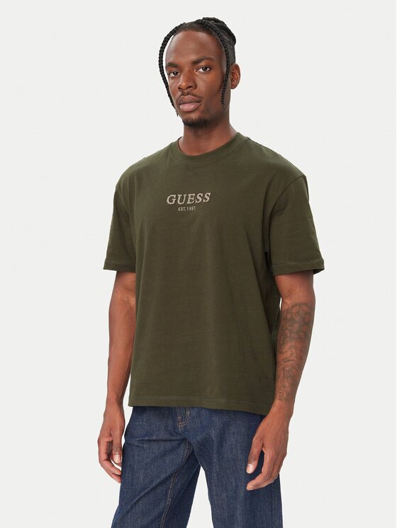 GUESS Тишърт M6BI55 K6192 Oversize