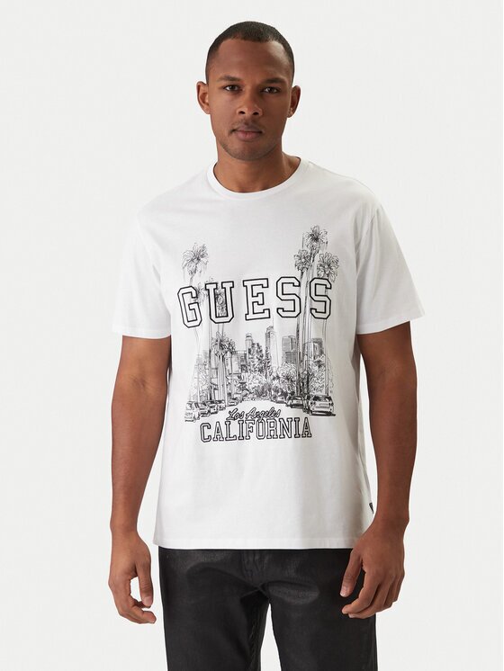 GUESS Тишърт M6RI01 I3Z14 Regular Fit