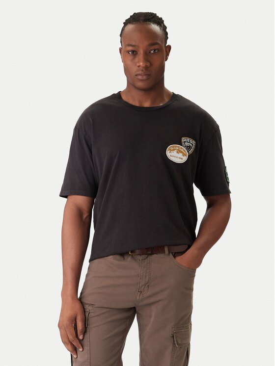 GUESS Тишърт M6RI07 KBW41 Regular Fit