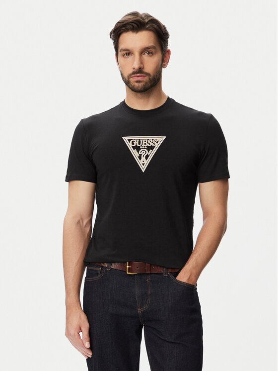GUESS Тишърт M6YI40 K4226 Slim Fit