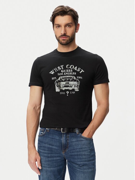 GUESS Тишърт M6YI44 K4230 Slim Fit