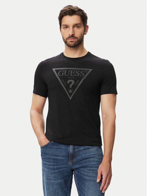 GUESS Тишърт M6YI71 K3745 Slim Fit
