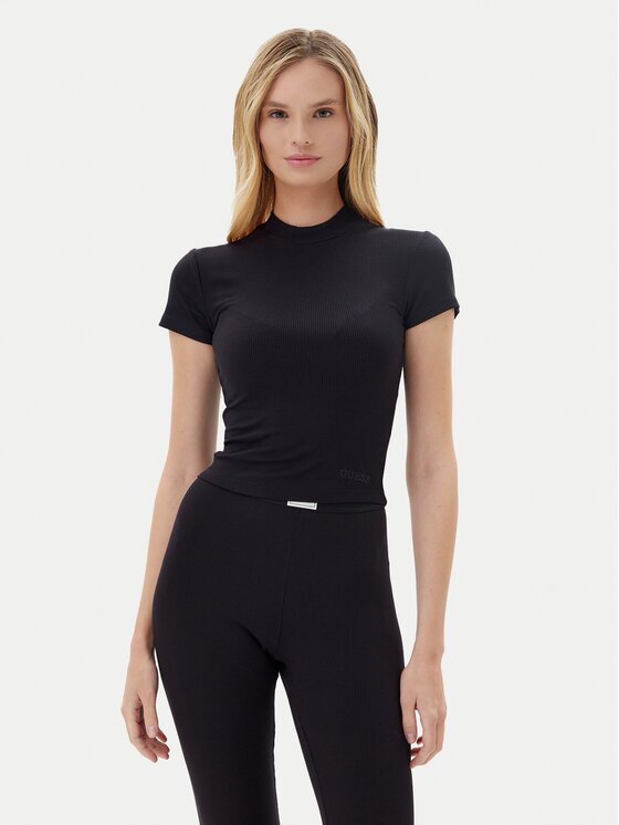 GUESS Тишърт O5GP04 KCDA2 Екрю Slim Fit