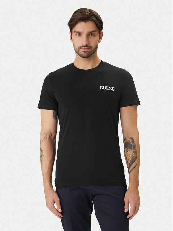 GUESS Тишърт U6GM03 K6YW1 Slim Fit