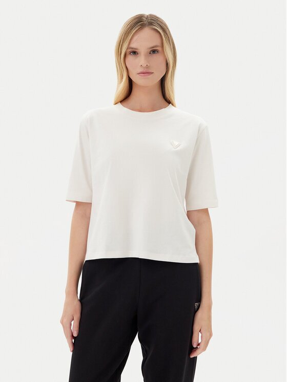 GUESS Тишърт V4BI21 I3Z14 Екрю Relaxed Fit