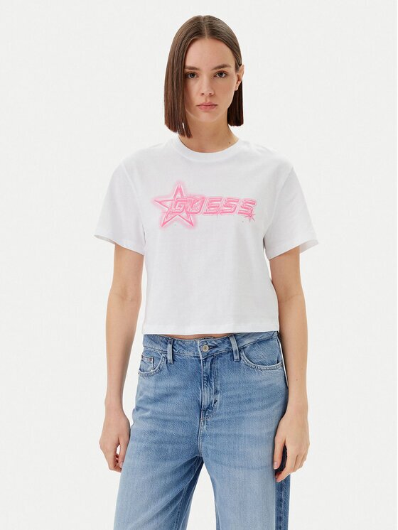 GUESS Тишърт V5GI12 K9RM1 Boxy Fit