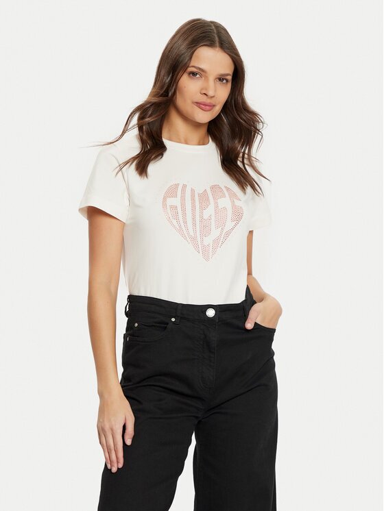 GUESS Тишърт V5RI08 J1314 Slim Fit