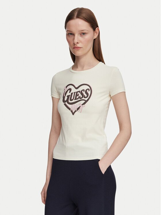 GUESS Тишърт V6YI09 K4276 Slim Fit