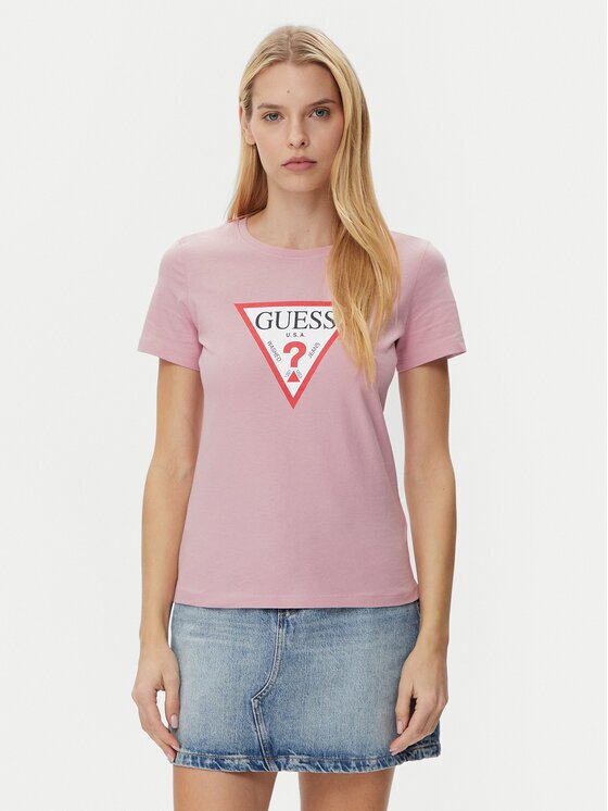 GUESS Тишърт W1YI1 BI3Z14 Slim Fit