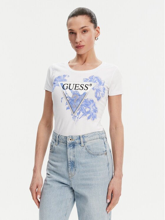 GUESS Тишърт W5GI08 J1314 Slim Fit