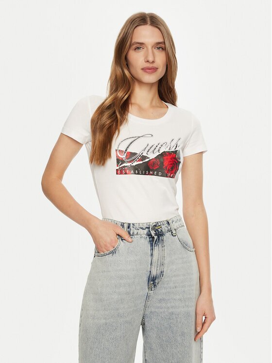 GUESS Тишърт W5RI03 J1314 Regular Fit