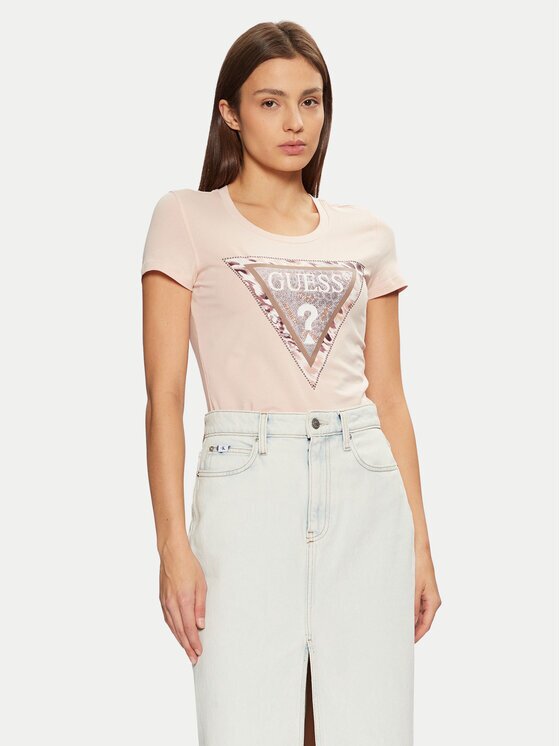 GUESS Тишърт W5RI22 J1314 Regular Fit
