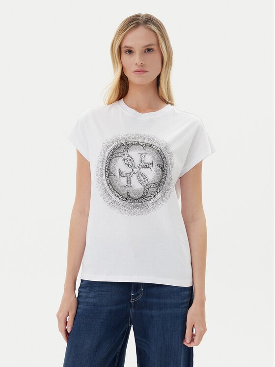 GUESS Тишърт W5YI14 I3Z14 Regular Fit