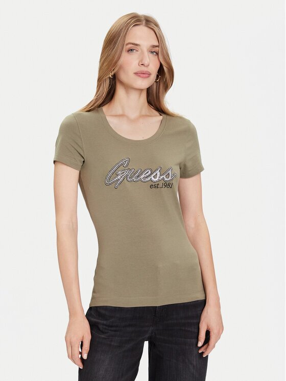 GUESS Тишърт W5YI16 J1314 Regular Fit