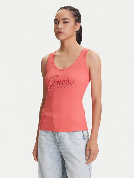 GUESS топ W5YP00 KCXJ2 Regular Fit