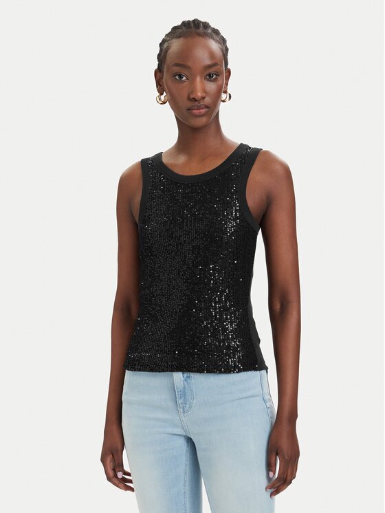 GUESS топ W6GP26 K3157 Slim Fit