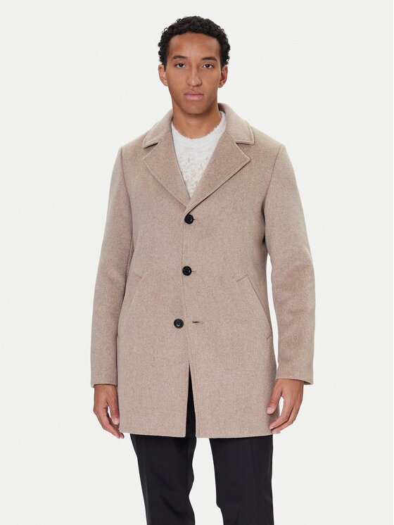 GUESS Вълнено палто M4BL3S WGJ82 Slim Fit