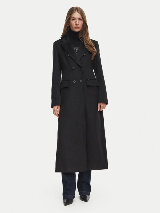 GUESS Вълнено палто W6BL49 W4129 Regular Fit