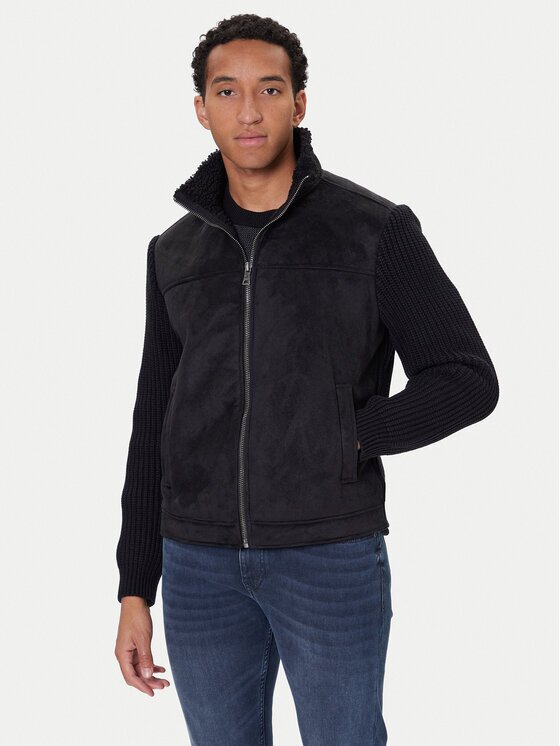GUESS Яке от имитация на кожа M5BR79 Z5570 Regular Fit