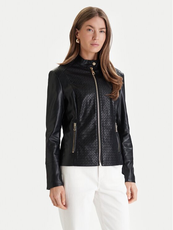 GUESS Яке от имитация на кожа W6RL52 WL850 Regular Fit