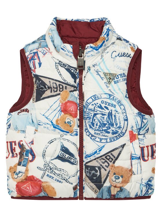 GUESS Жилетка за костюм N6RL01 WCFM2 Regular Fit