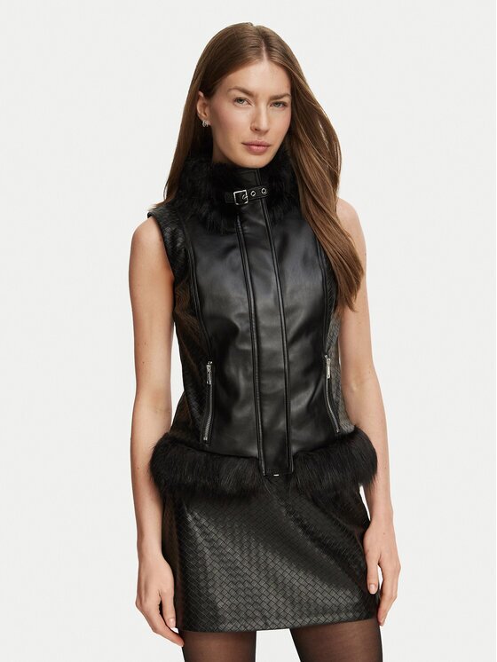 GUESS Жилетка за костюм W6BL69 W4412 Regular Fit